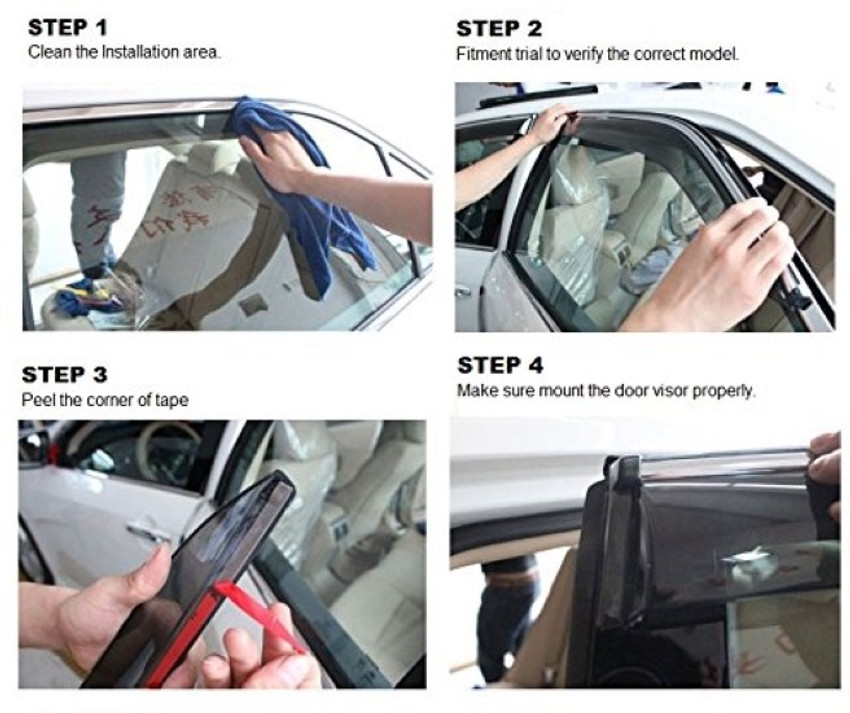 Galio door visor store for baleno