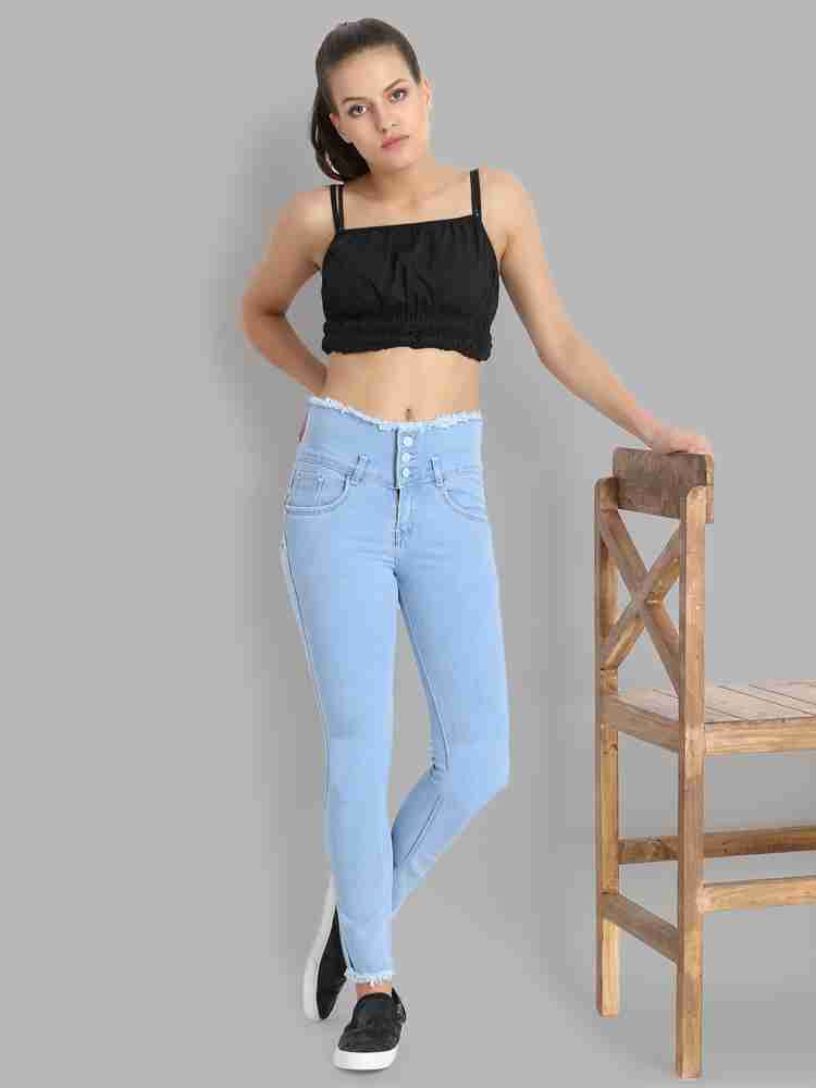 PERFECT FASHION Skinny Women Light Blue Jeans - Buy PERFECT FASHION Skinny Women  Light Blue Jeans Online at Best Prices in India
