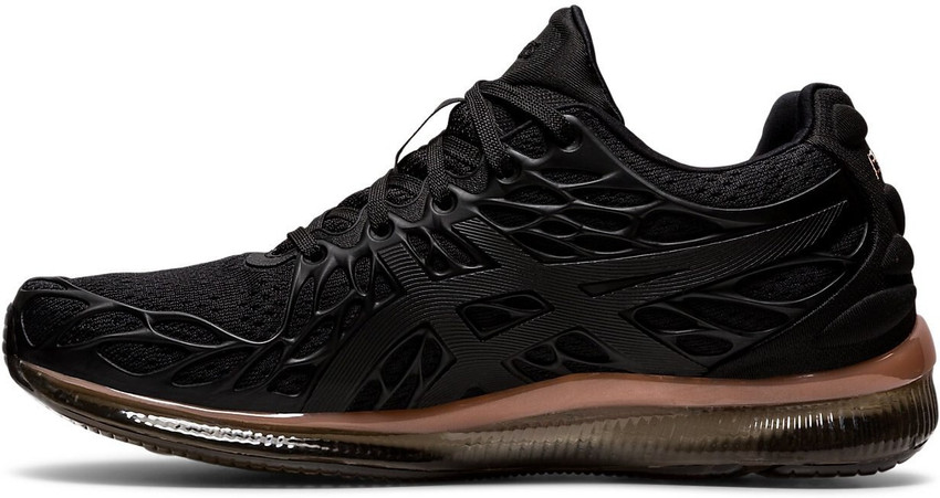 Asics black leather womens shoes shop