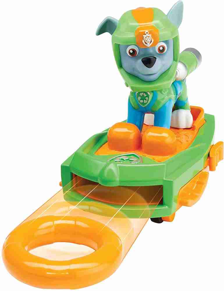 PAW PATROL Sea Patrol Launching Surfboard Rocky Toy Set - Sea