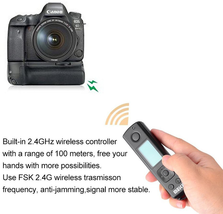 Wireless remote for canon 6d best sale mark ii