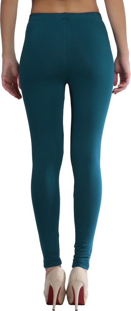 Buy Morrio Violet Cotton Lycra Churidar Legging,2XL for Women at