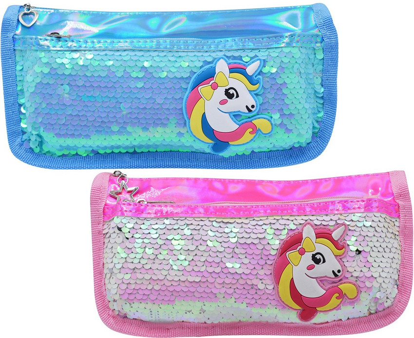 Flipkart Quickk NA Unicorn Art Polyester Pencil Boxes Pouch