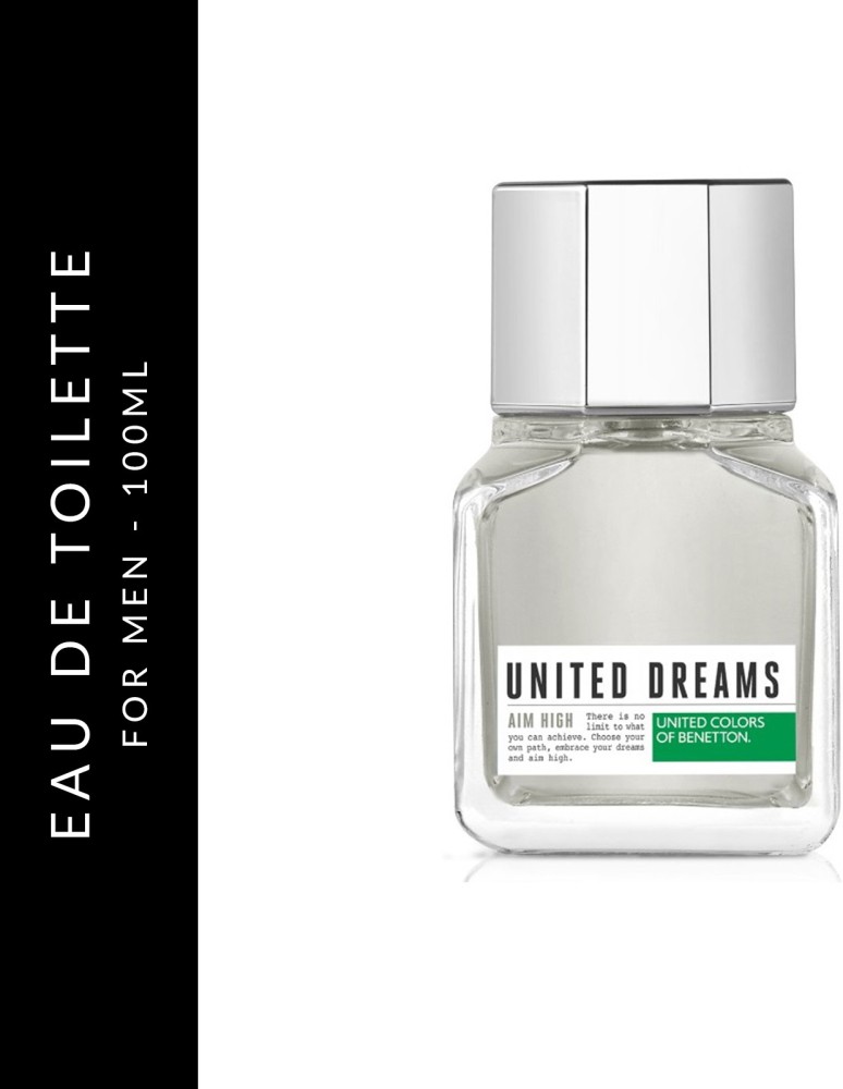 United Colors of Benetton United Dreams Eau de Toilette Spray for Men, Aim  High, 3.4 Ounce