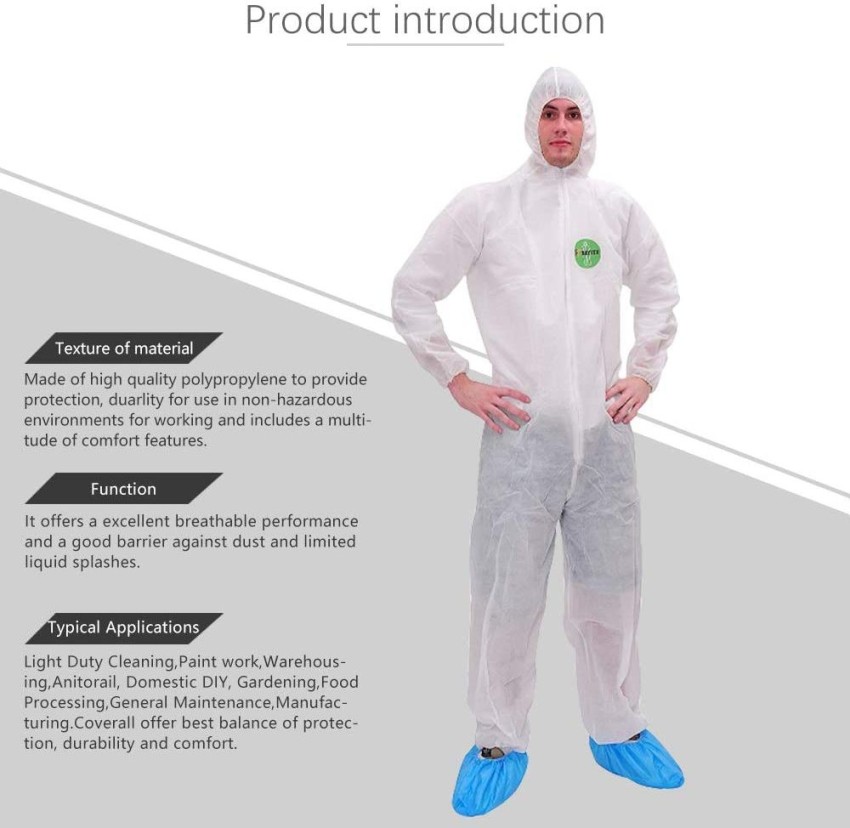 Disposable Safety Full Body Protection Suit Coverall Protective