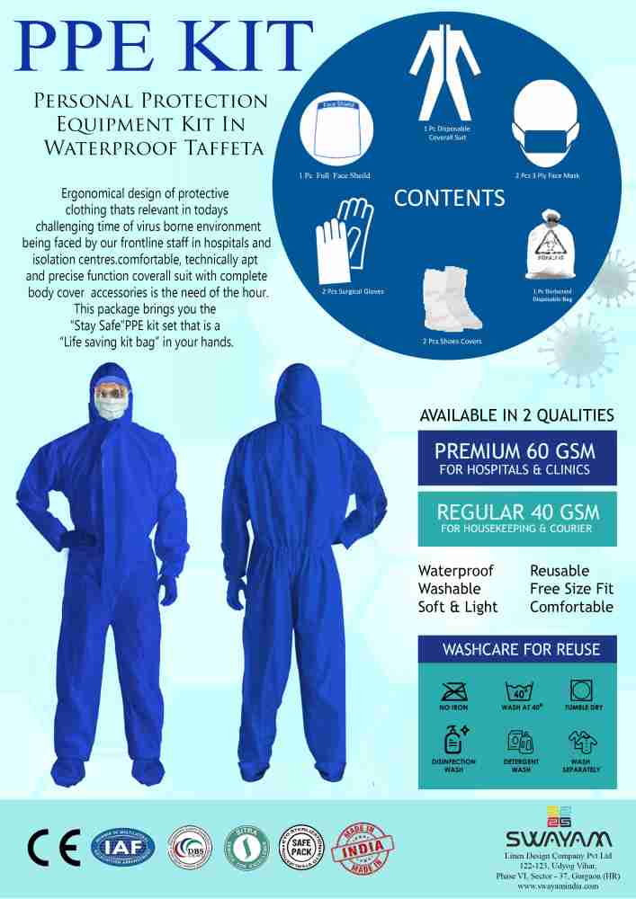 Personal Protection Kit For Industrial Use at Rs 3200, Industrial Safety  Apparel in Ghaziabad