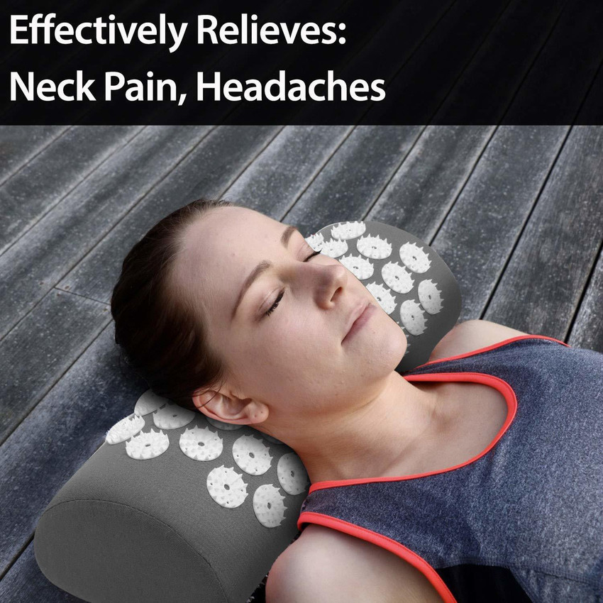 Acupressure pillow for neck pain hot sale