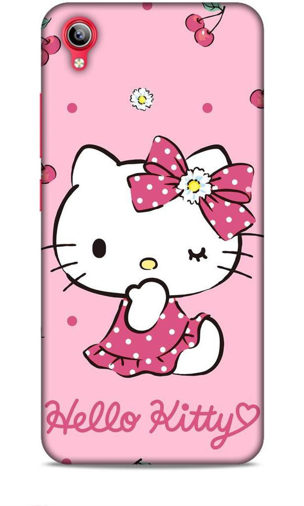 Printastic Back Cover for Vivo Y91i Vivo 1820 Pink Kitty