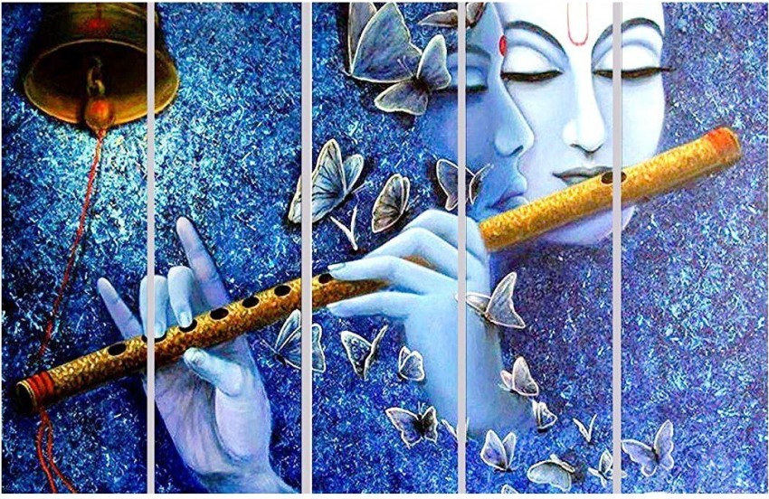 Mukherjee Handicraft-Radhe Krishna Basuri/Flute-10 Inch 