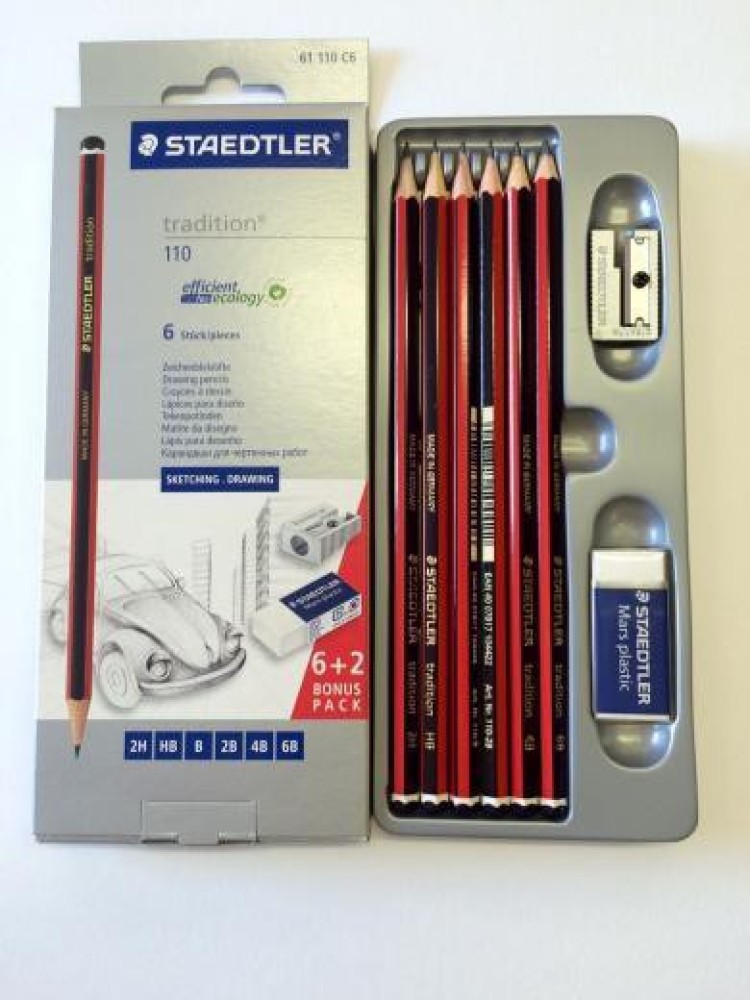 Staedtler Tradition 110-6B Pencils 6b (Box of 12)