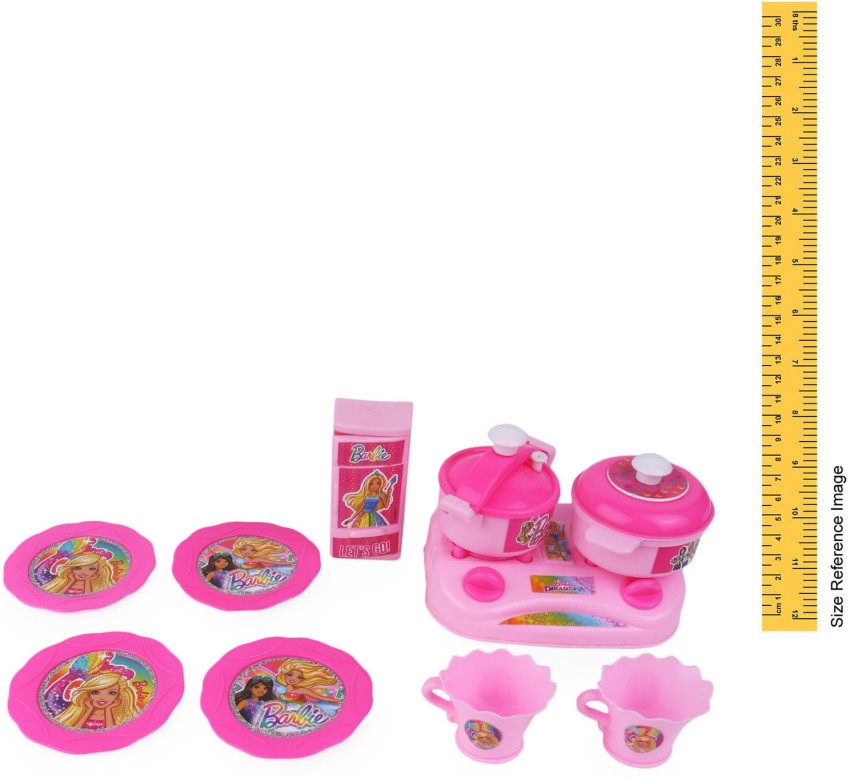 Barbie play kitchen online set