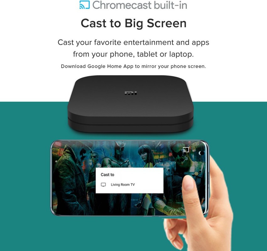 Xiaomi Mi Box S 4K HDR Android TV with Google Assistant Remote Streaming  Media Player 