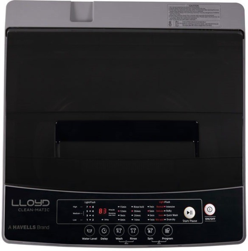 lloyd top load washing machine 6.5 kg