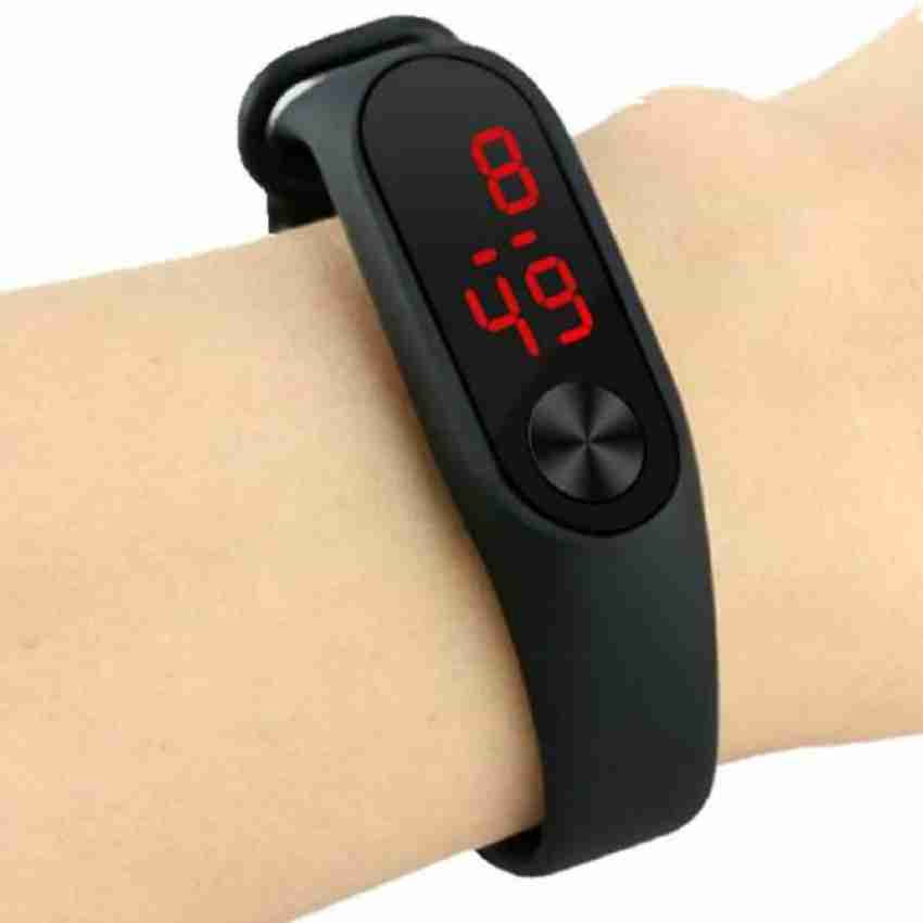 Digital watch black colour sale
