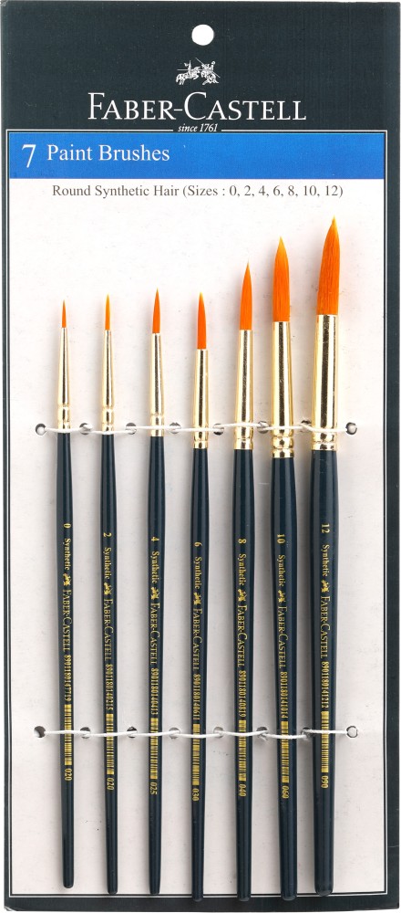 FABER-CASTELL 4 Paint Brushes (Flat) 