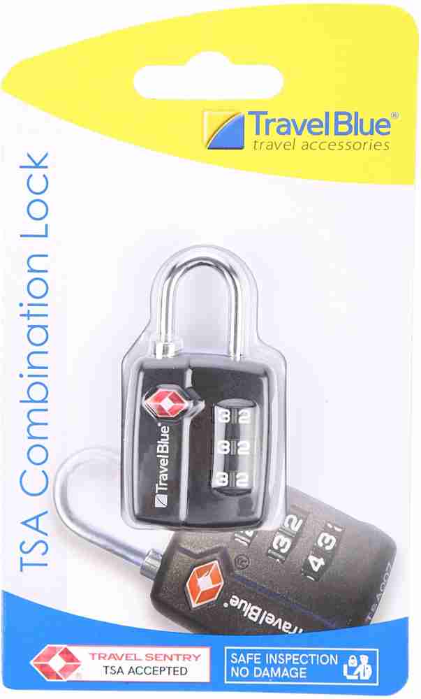 Travel Blue TSA Lock Coal Black - Price in India