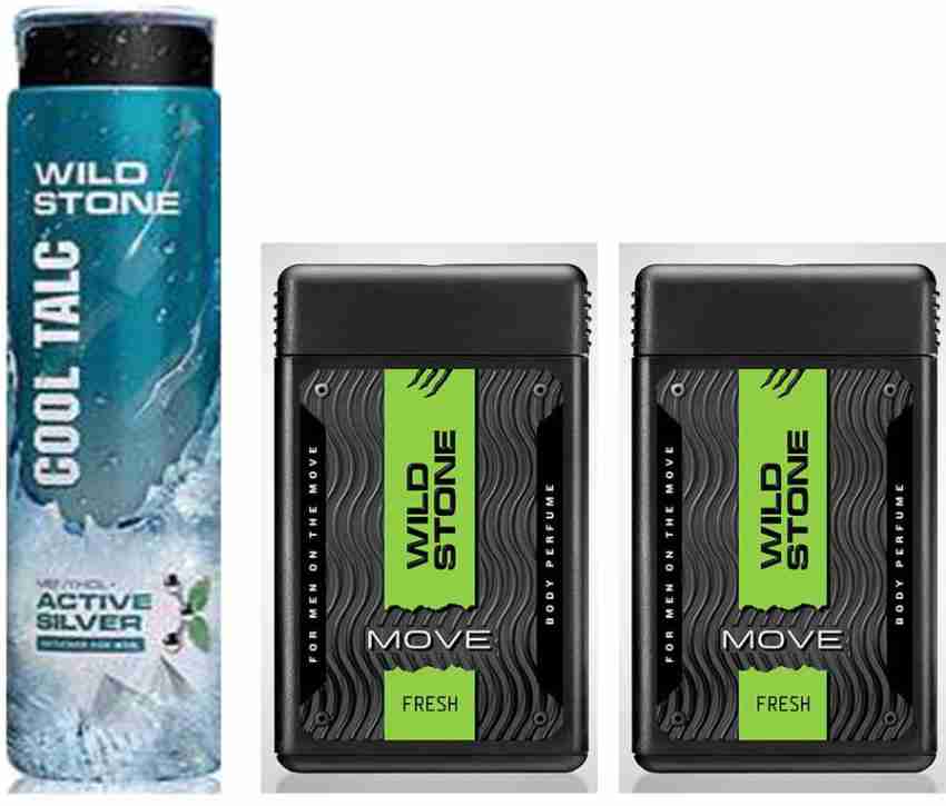 Wild Stone 1 active silver 100 g 2 move fresh Price in India