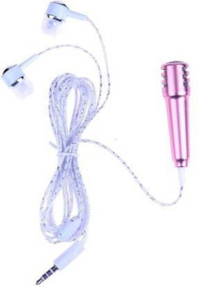 Singing mic with clearance earphone