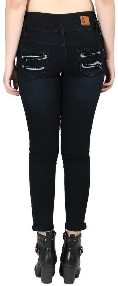ZXN Clothing Regular Women Black Jeans