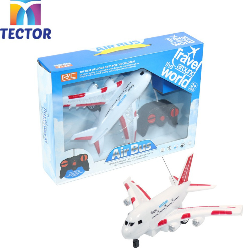 Tector Aeroplane with Light Music Remote Control Aeroplane
