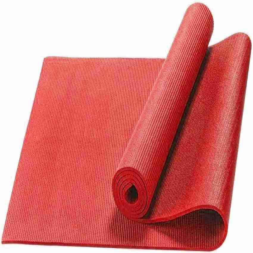 foxwheel 4MM Red Gym Workout and AK Flooring Exercise Yoga Mat for Men Women With Bag Red 4 mm Yoga Mat Buy foxwheel 4MM Red Gym Workout and AK Flooring