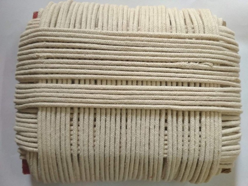 Cottoncube 4 mm Braided Macrame Dori 500 Meter - 4 mm Braided Macrame Dori  500 Meter . Buy 100% Cotton toys in India. shop for Cottoncube products in  India.
