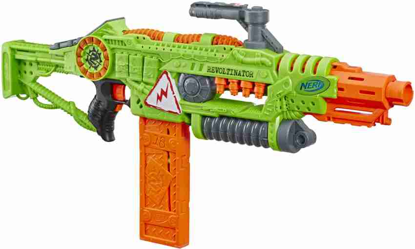 Nerf Revoltinator Zombie Strike Toy Blaster with Motorized Lights