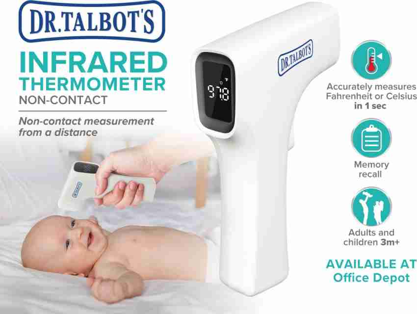 Dr. Talbots Infrared Forehead Thermometer Non Contact - Office Depot