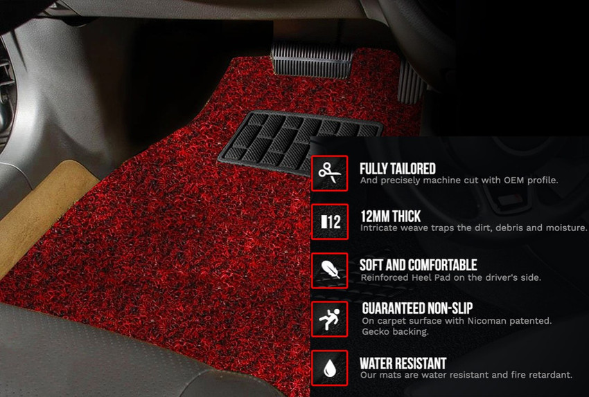Red mat car sale