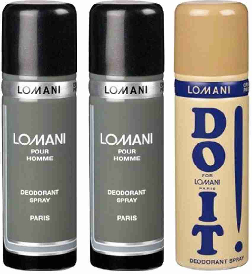 Lomani pour homme deodorant spray deals