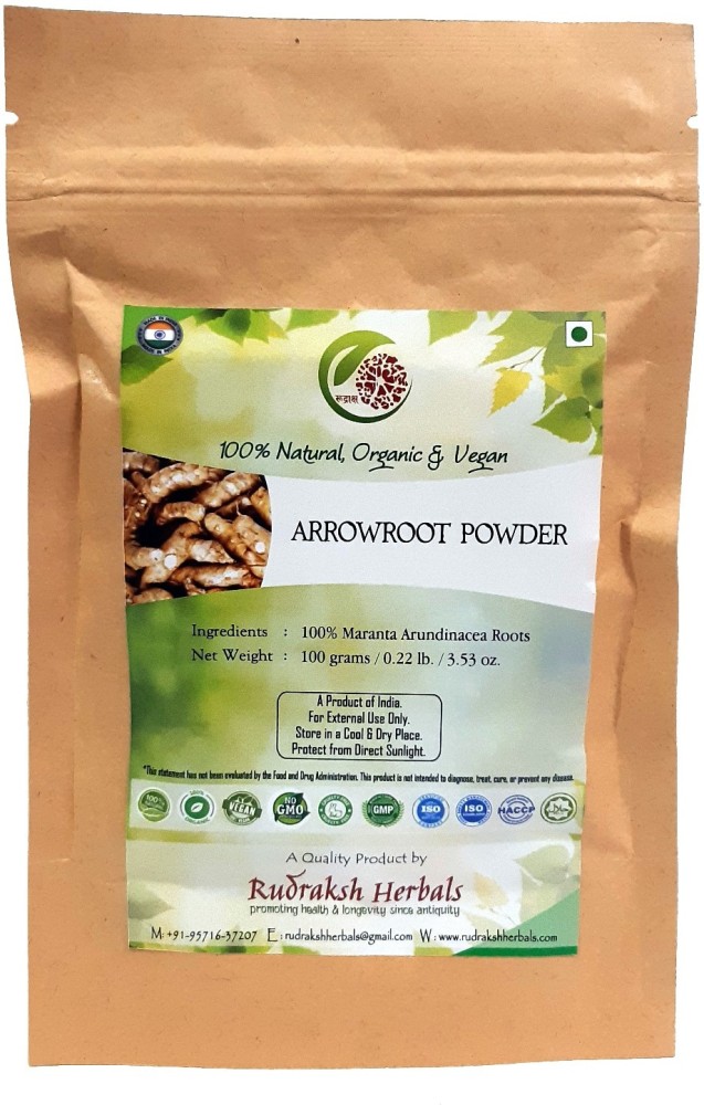 RUDRAKSHHERBALS ARROWROOT POWDER Price in India Buy