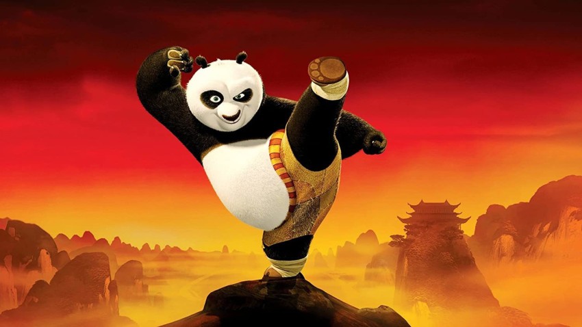 Quadro decorativo Kung Fu Panda Filme desenho em Promoção na