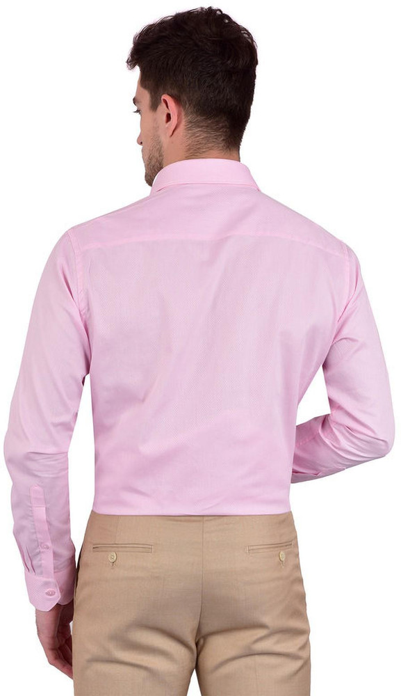 pink velvet shirt mens