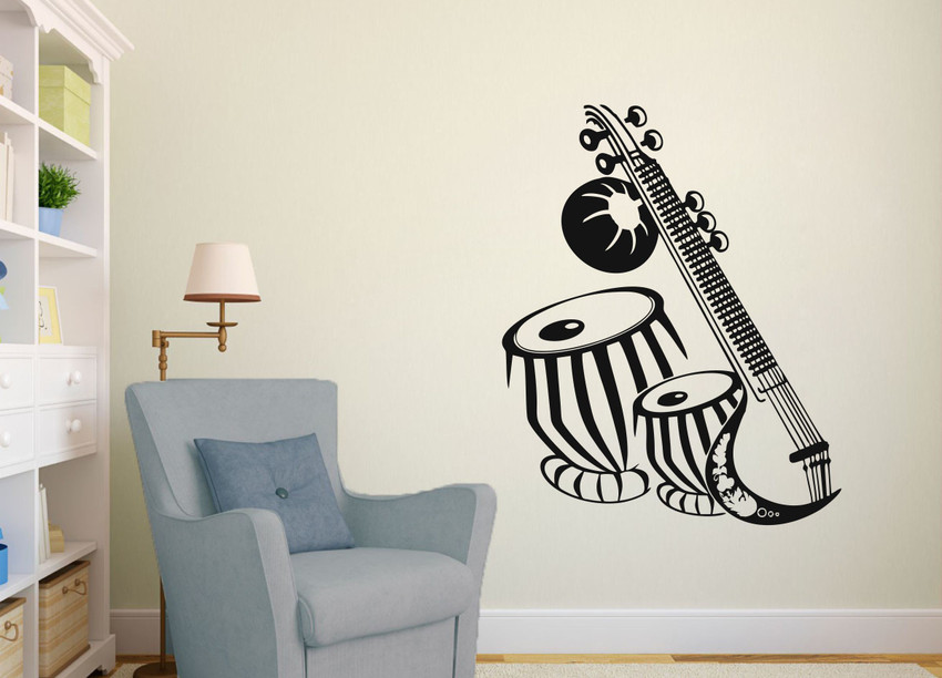 Musical store wall stickers