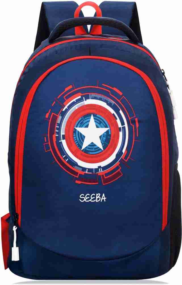 Captain america clearance shield school bag