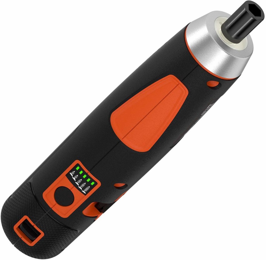 Buy Black+Decker Push & Go 4V Cordless Screwdriver with 27 Accessories,  BD40K27-B1 Online At Price ₹2599
