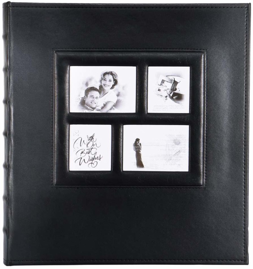 Artmag Photo Picutre Album 4x6 1000 Photos, Extra Large Capacity Leather  Cover Wedding Family Photo Albums Holds 1000 Horizontal and Vertical 4x6  Photos with Black Pages (Black)