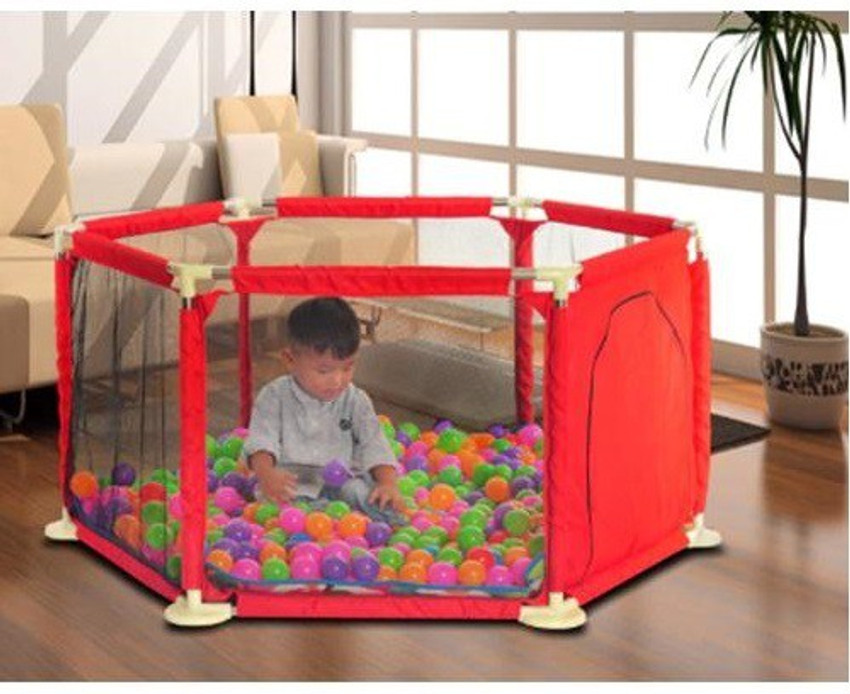 IRIS Baby Children s Infant Ball Pool Detachable Strong Durable Hexagonal Kids Play Area Playard Ocean Ball Pool for Babies Toddler Newborn Infant Safe Crawling Balls are not Included Baby Children s ...
