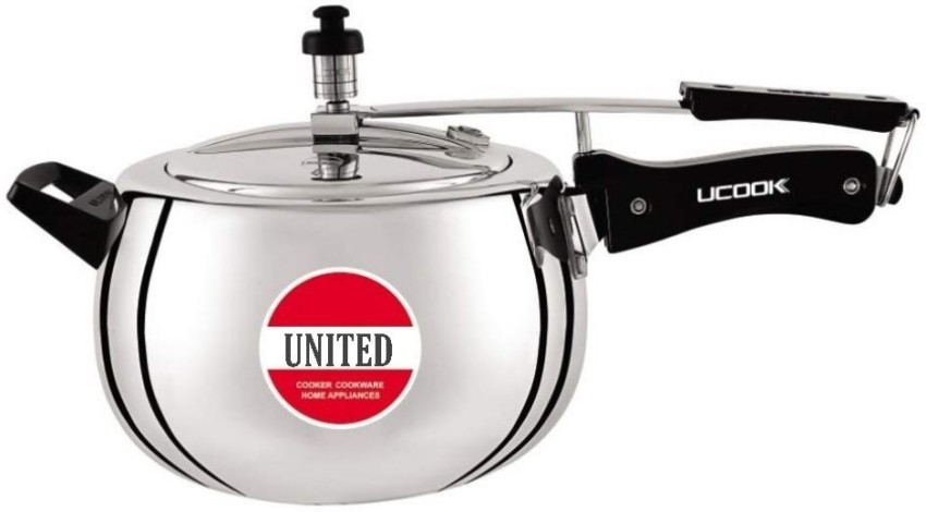 United silvo Bulging Shape Aluminium Inner Lid Cooker Pressure