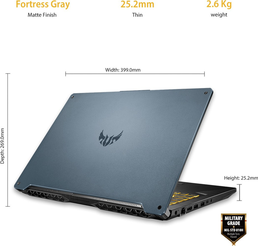 ASUS TUF Gaming A17 AMD Ryzen 7 Octa Core 4800H - (16 GB/1 TB HDD 