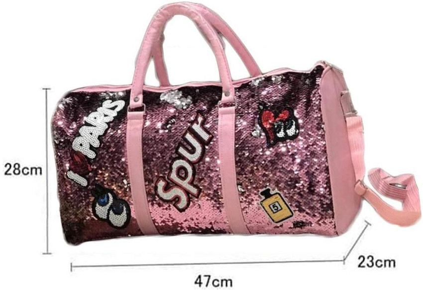 Glitter overnight hotsell bag