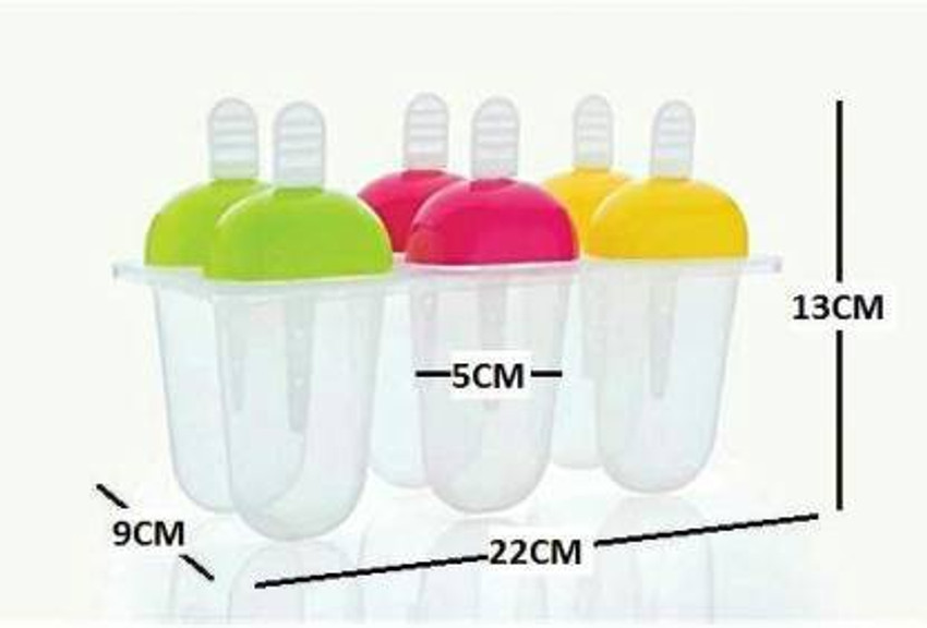 Kulfi moulds plastic top