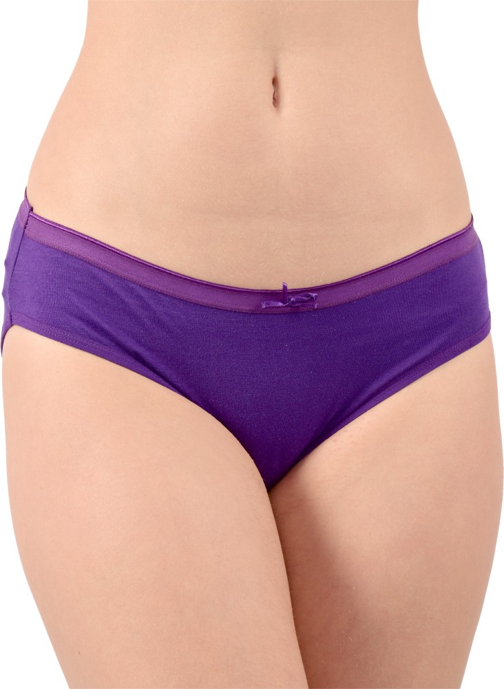 Buy AVVANTO Women Hipster Purple Panty Online at Best Prices in