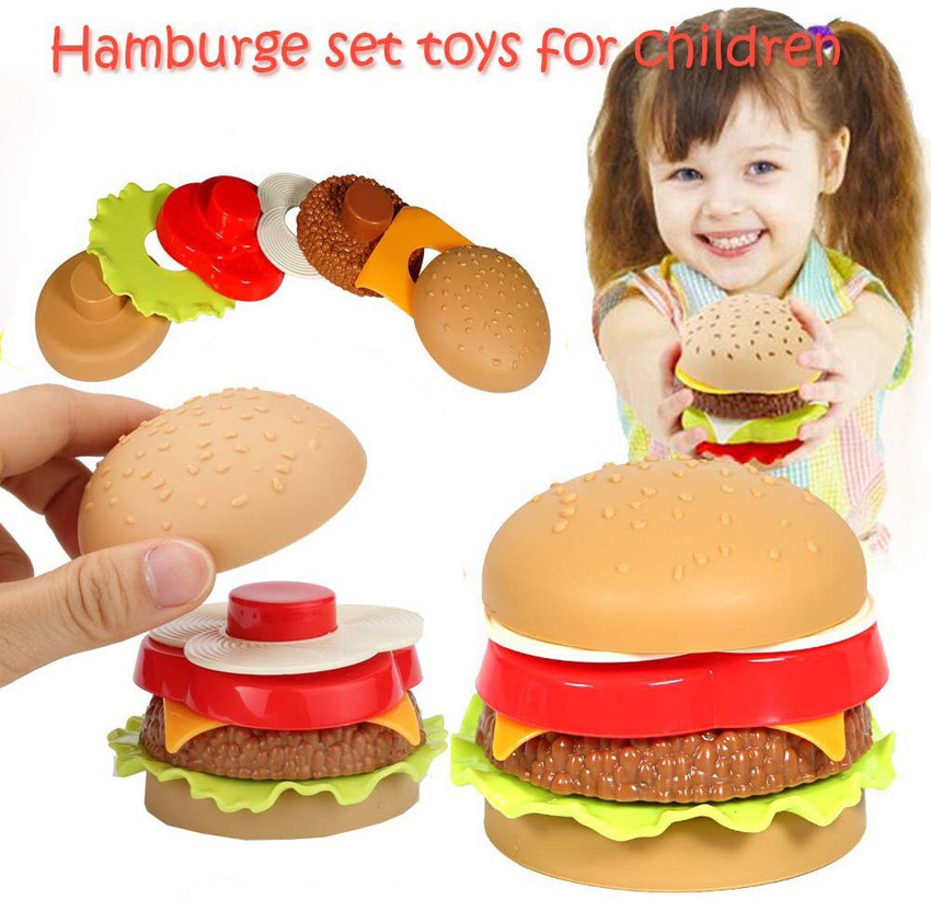 Toy hotsell hamburger set