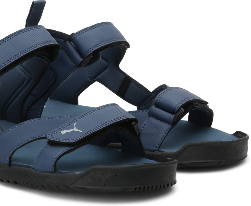 puma navy blue sandals