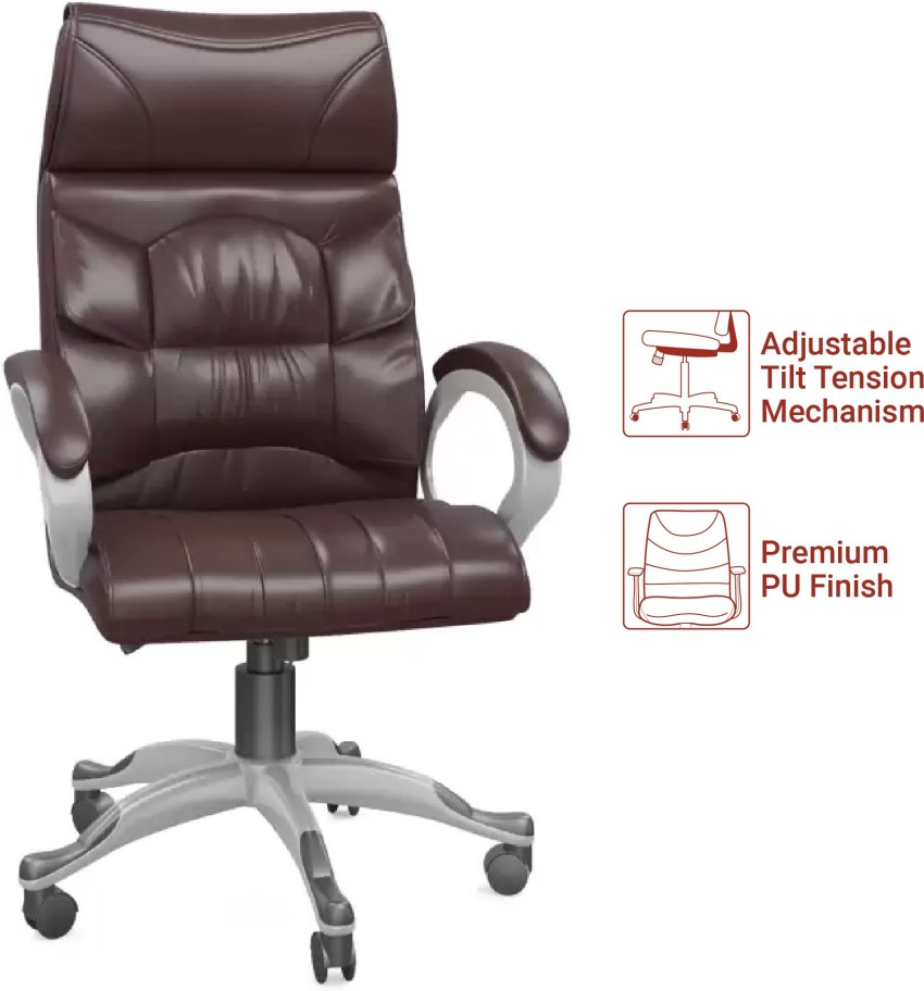 Flipkart perfect homes 2025 leatherette office arm chair