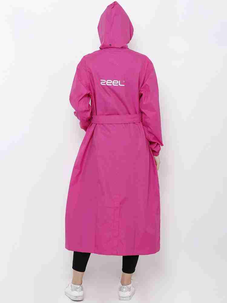 KETKAR Women's/Girl Rain Coat/Rain Wear (Along with Cap) Absolute  Comfortable and Made with 100% Water Proof Material_Pink,Small : :  Clothing & Accessories