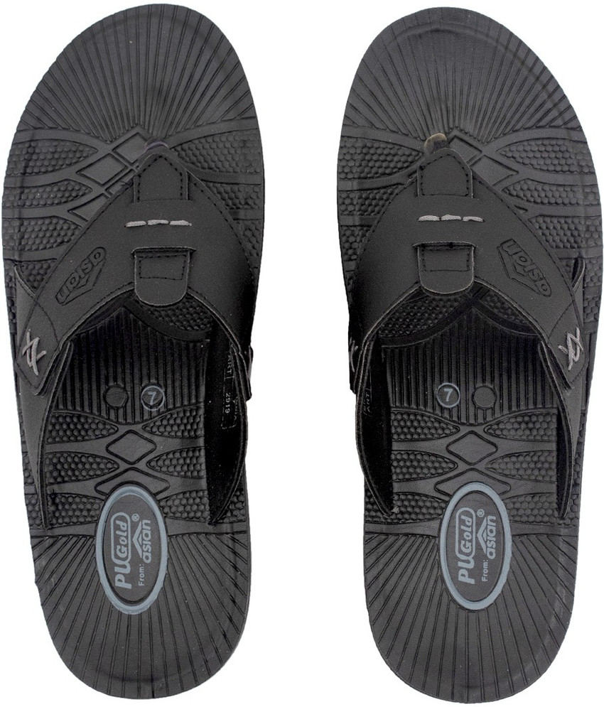 asian Men 2919 Thong sandals black chappals for men chappal for