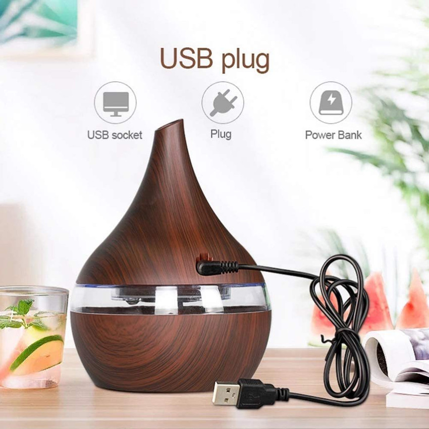 RENMAX Room Mini USB Humidifier Aroma Diffuser 7 LED Color Change