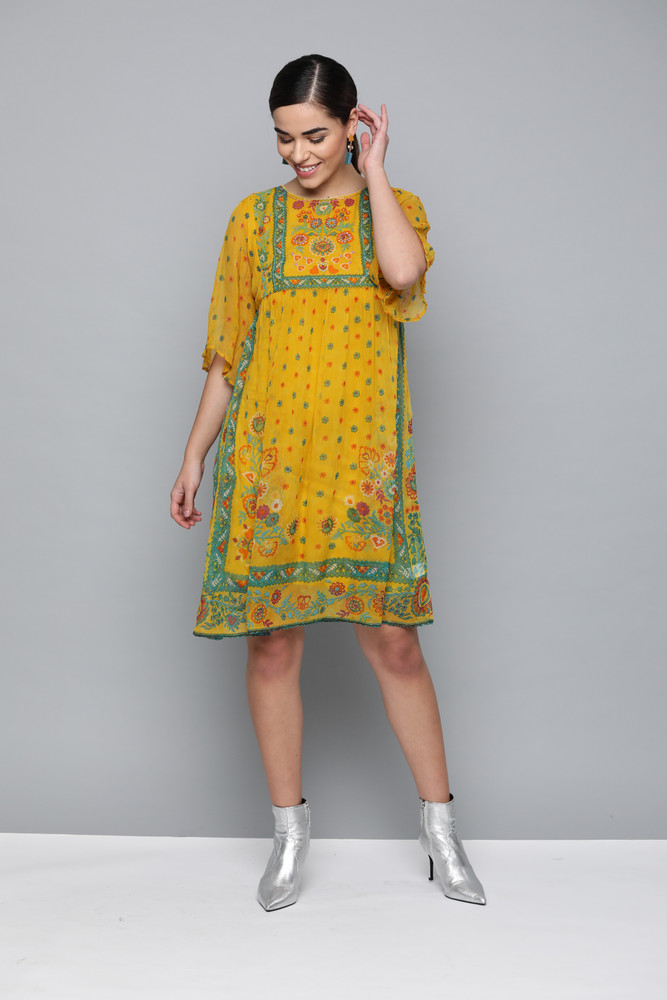 Ritu kumar yellow dress on sale